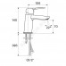 Смеситель для умывальника одноручный Найра Santek WH5A02001C001