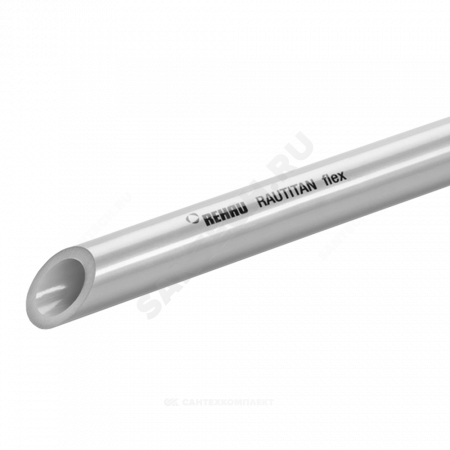 Труба PE-Xa/EVOH серая Дн 25х3,5 Ру10 Тмакс=95C L=6м RAUTITAN flex Rehau 11303901006