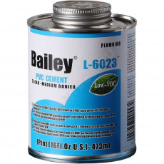 Клей для труб ПВХ 473мл Bailey L-6023