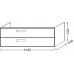 Комплект мебели 120 см Jacob Delafon Rythmik с раковиной EXM112-Z-00, тумбой EB1305-N18, Белый