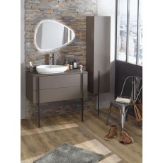 Комплект мебели для ванной 100 см Jacob Delafon Nouvelle Vague белый EB3049-NF+EVI102-00+EB3040-N18