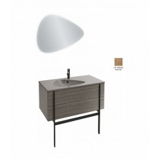 Комплект мебели для ванной 100 см Jacob Delafon Nouvelle Vague, EB3049-NF+EXAQ112-Z-00+EB3032-E16