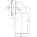 Труба фановая для унитаза 110мм 90гр для пластиковых труб АНИ Пласт W9220