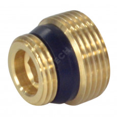 Переходник латунь 1/2"x3/4" под евроконус НР R483 Giacomini R483Y023