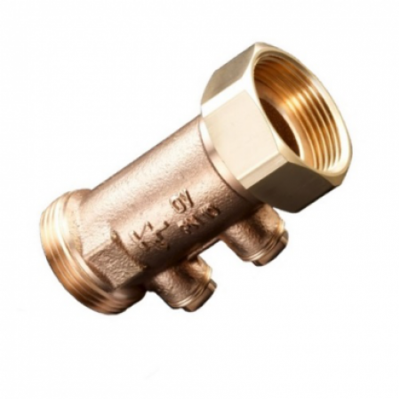 Обратный клапан Aquastrom R Ду 32, НР, НГ, 1 1/2, проходной, бронза