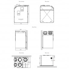 Blizzard Lufttechnik Вентиляционная установка с рекуперацией тепла DP 400-2ZH-L 00004372