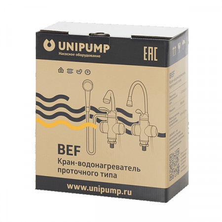 UNIPUMP Проточный кран-водонагреватель BEF-012-02 29472