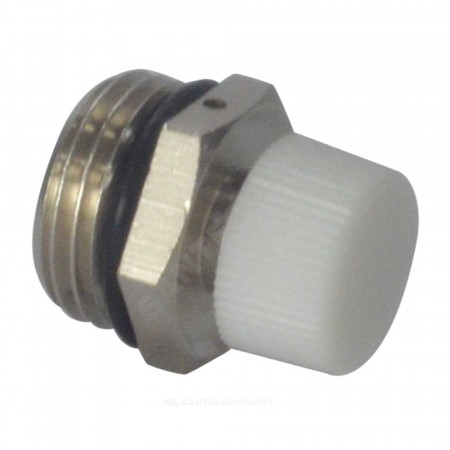 Кран Маевского ручной латунь Ду 15 Ру10 G1/2" НР с колпачком Ogint