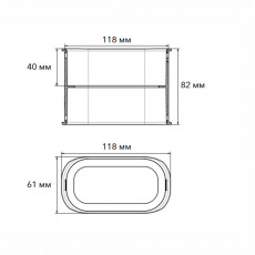 Blizzard Lufttechnik Муфта ПП. 50x100 мм 630926