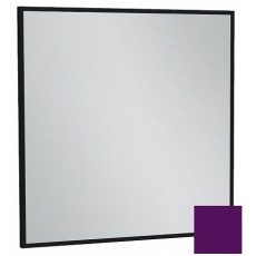 Зеркало Jacob Delafon Silhouette EB1423-S20, 60 х 60 см, лакированная рама сливовый сатин